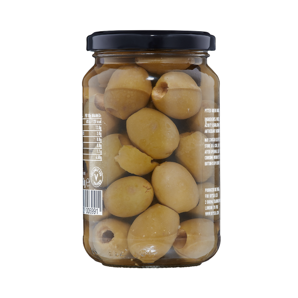 karyatis queen olives jar back