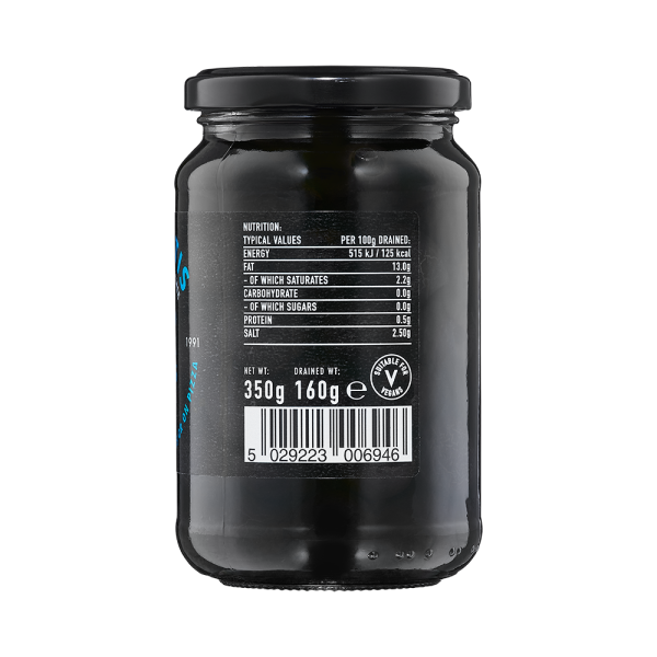 karyatis spanish black olives jar left