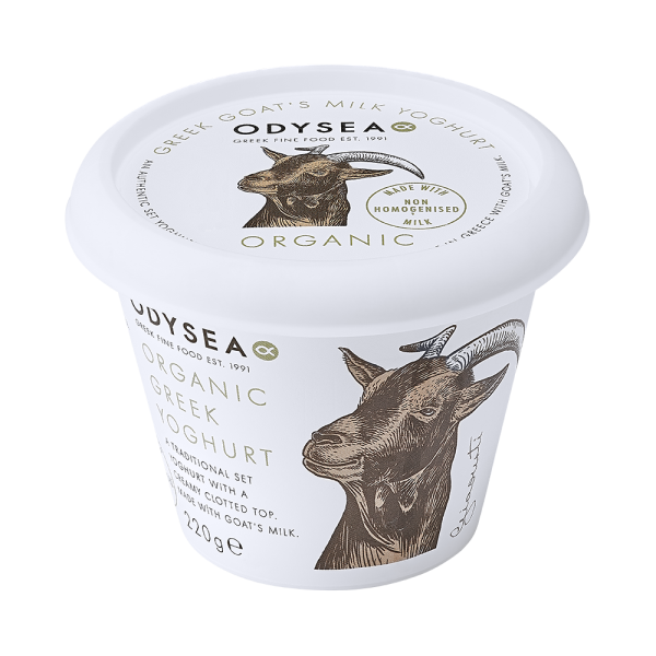 organic goat's milk yoghurt front