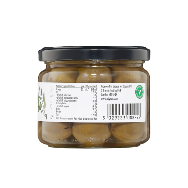 Odysea Organic Mixed olives small jar right