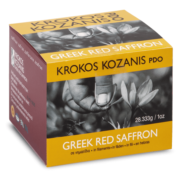krokos kozanis saffron box front