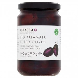 big kalamata pitted olives jar front