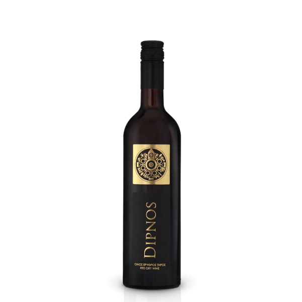 dipnos red wine bottle front