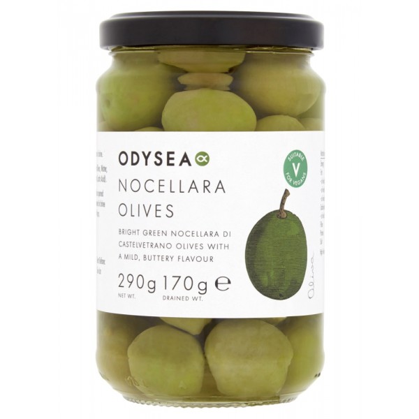 Nocellara olives jar front