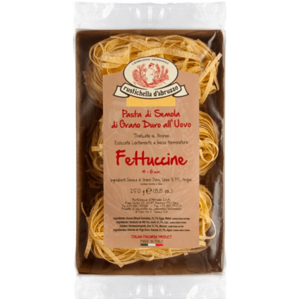 rustichella fettuccine box front