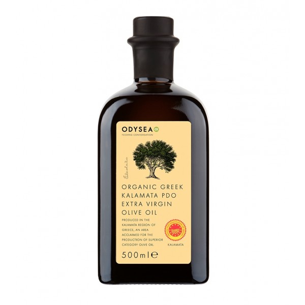 organic greek kalamata pdo extra virgin olive oil front