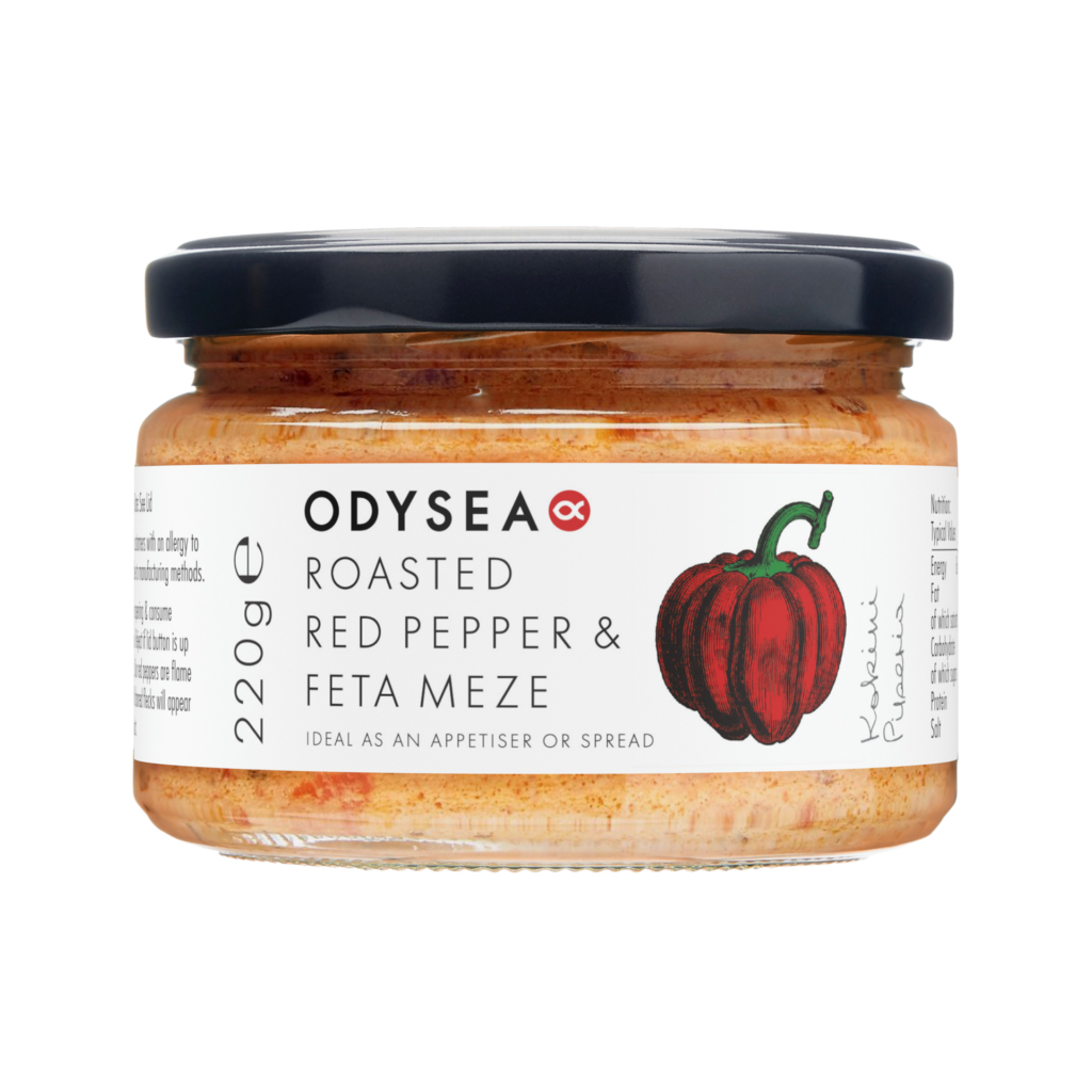 Odysea Red Pepper & Feta Meze (220g)