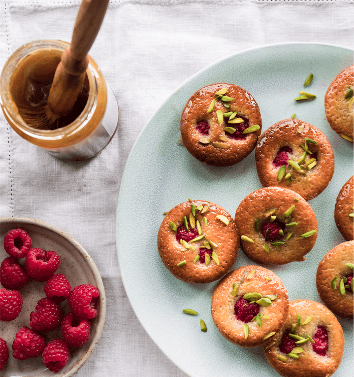 Milli's raspberry cakes recipe picture
