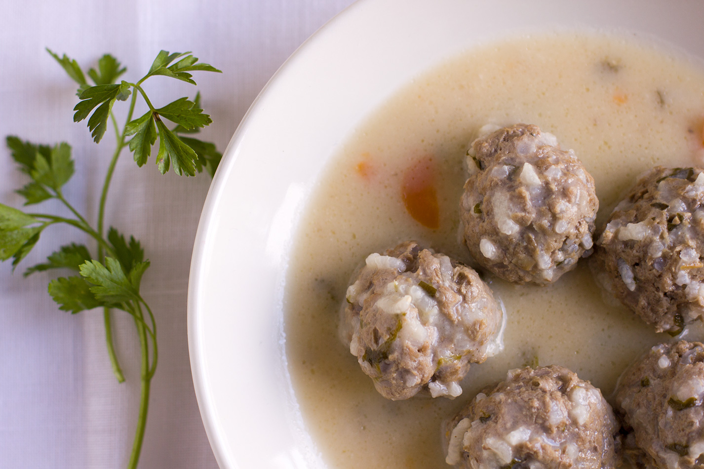 GREEK MEATBALL SOUP YOUVARLAKIA AVGOLEMONO Odysea