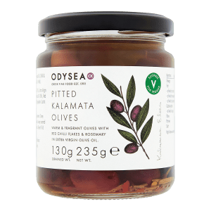 Odysea Pitted Kalamata Olives jar front
