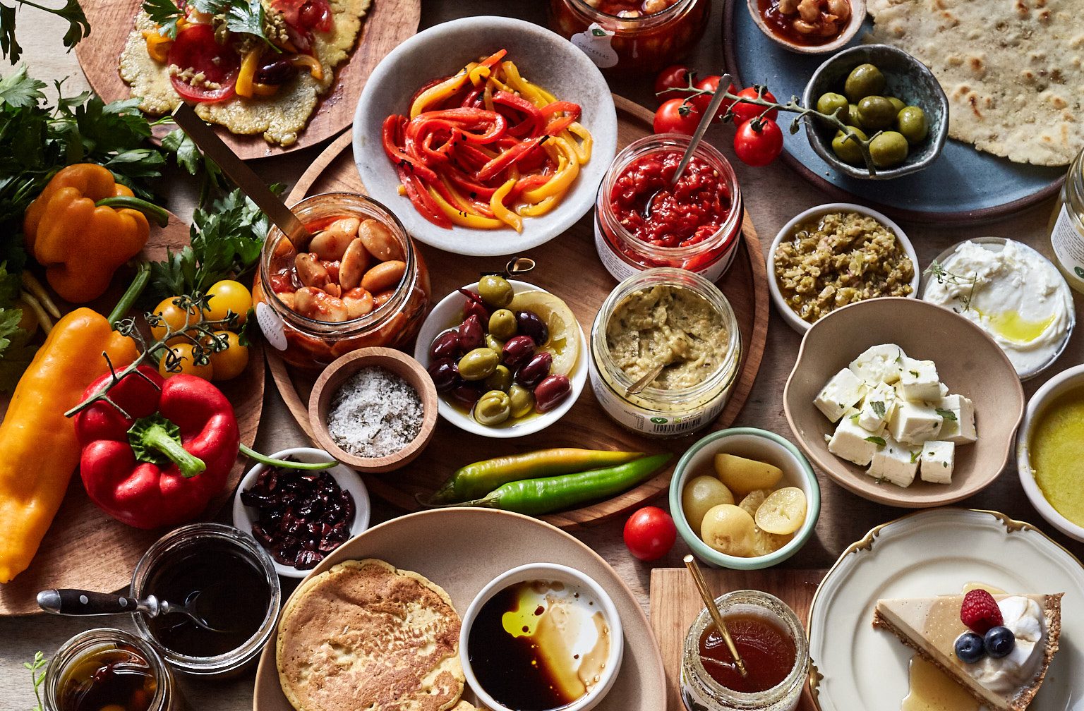 meze antipasti spread