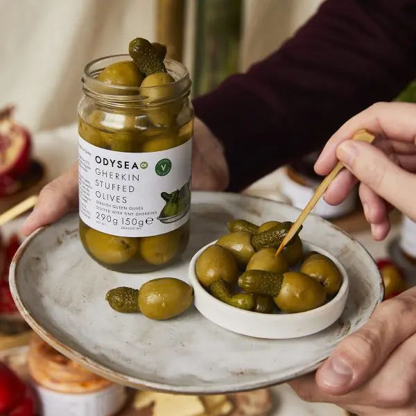 Odysea Gherkin Stuffed Olives (290g)