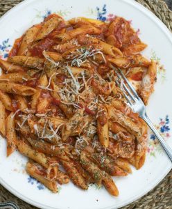 Halloumi Tomato Pasta