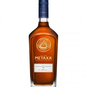 bottle of Metaxa 12 stars brandy