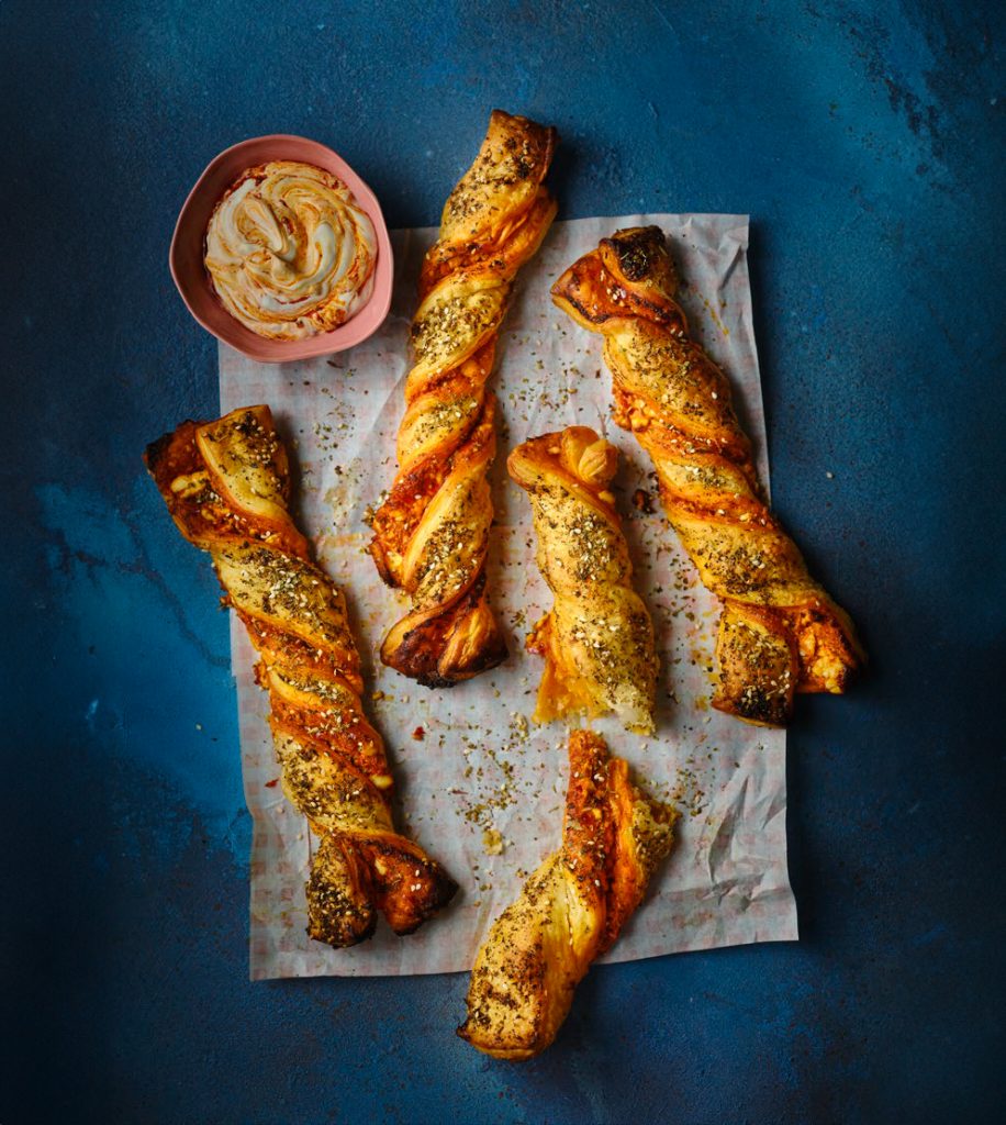 Odysea preserved lemon, feta and zaatar twists recipe